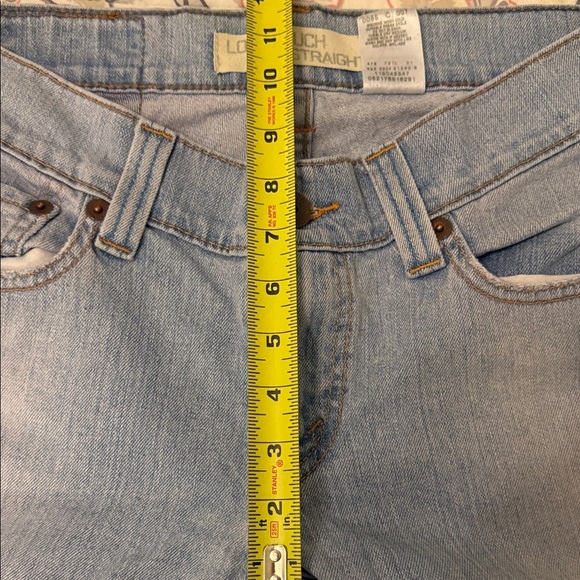 Levi's Light Blue Low Slouch Straight Leg Jeans #333 - Picture 9 of 14